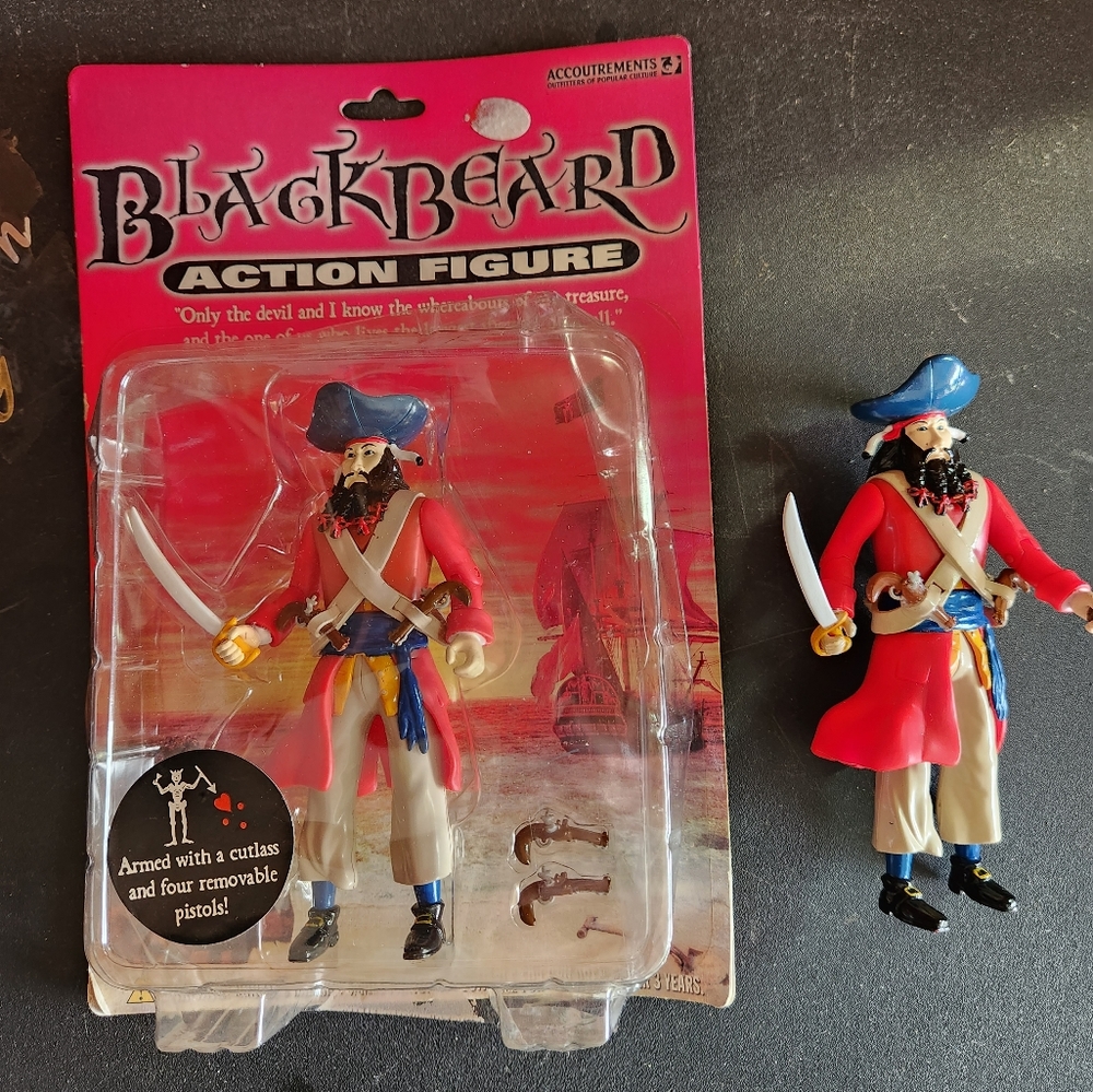 Blackbeard figurines